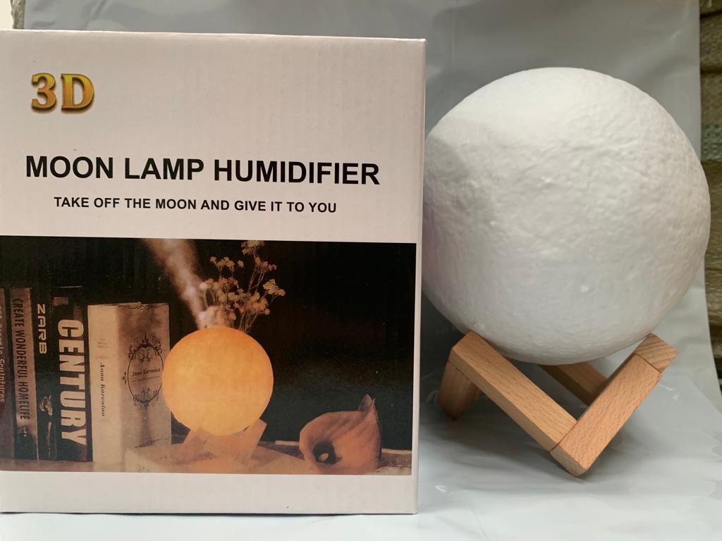 Lámpara luna 15cm 3d luz led multicolor - Imagen 4