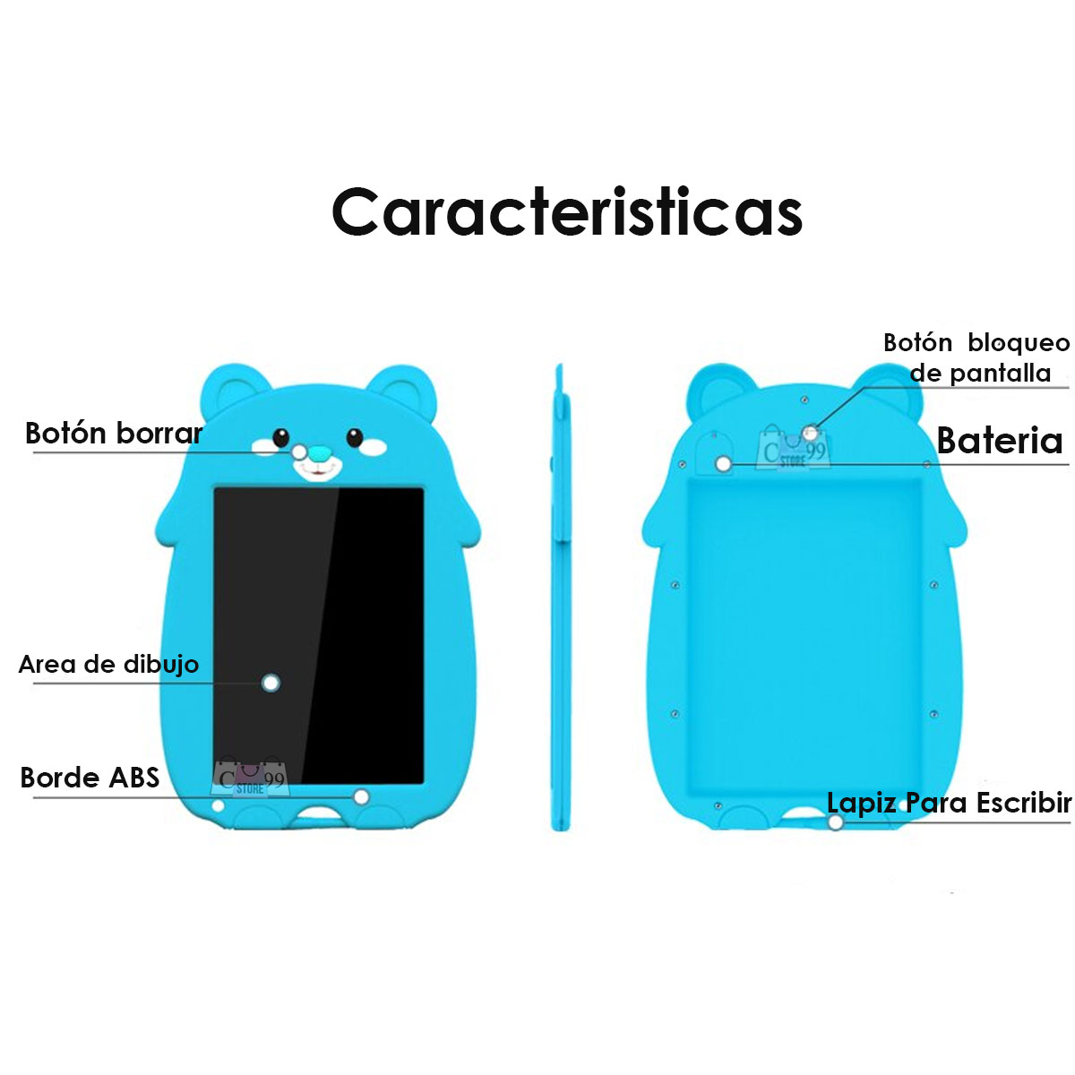 Tablero de dibujo para niños borrable - Imagen 3