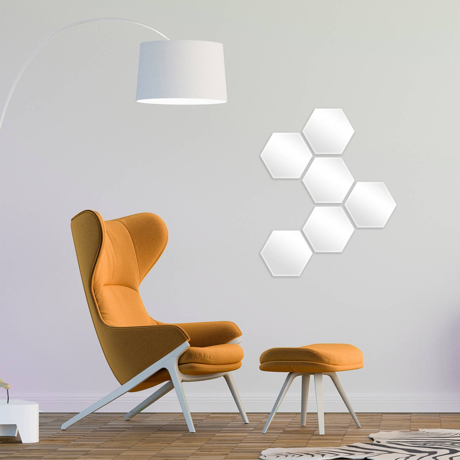 Espejos x6 hexagonales