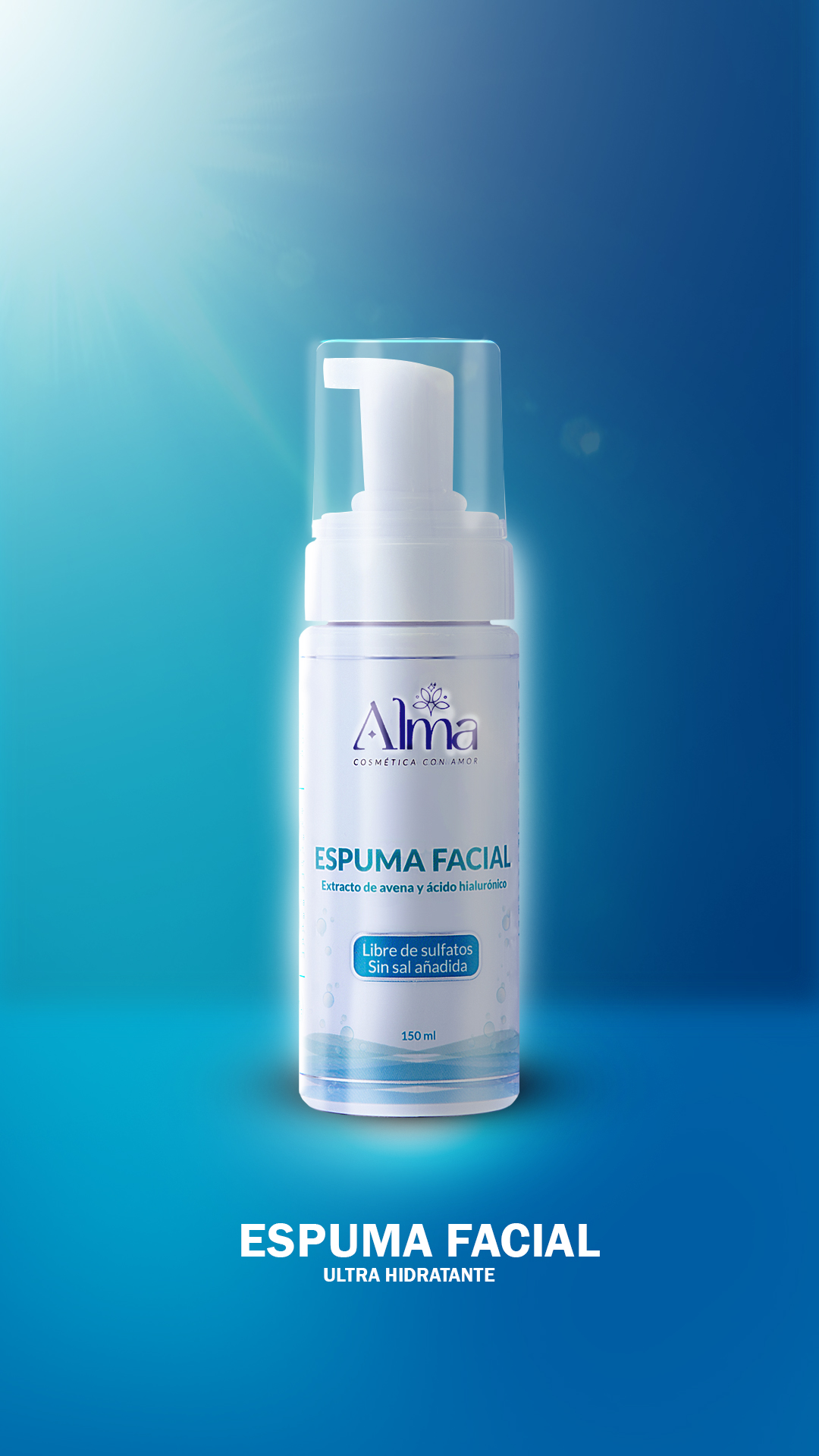 Espuma facial limpiadora