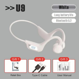 Auriculares de conducción osea u9