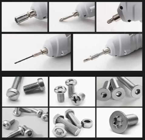 Destornillador Inalámbrico Gris Claro